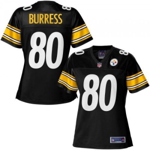 Pro Line Women's Pittsburgh Steelers Plaxico Burress Team Color