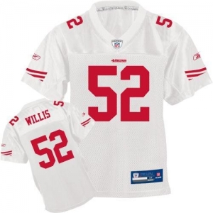 Reebok San Francisco 49ers Patrick Willis Youth Replica White Je