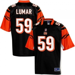 Pro Line Men's Cincinnati Bengals Emmanuel Lamur Team Color Jers