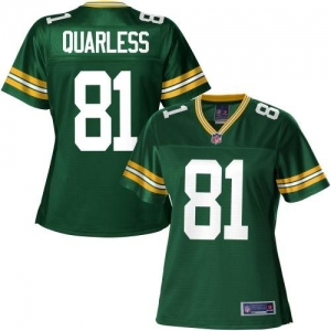 Pro Line Women's Green Bay Packers Andrew Quarless Team Color Je