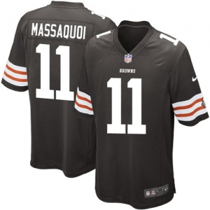 Nike Mohamed Massaquoi Cleveland Browns Youth Game Jersey - Brow