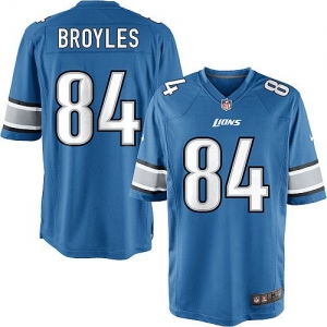 Nike Ryan Broyles Detroit Lions Youth Game Jersey - Light Blue