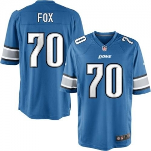 Nike Youth Detroit Lions Jason Fox Team Color Game Jersey