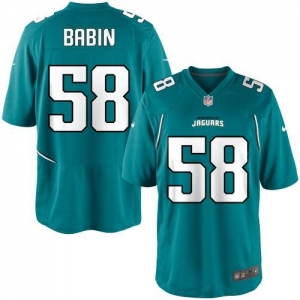 Nike Youth Jacksonville Jaguars Jason Babin Team Color Game Jers