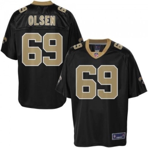 Pro Line Men's New Orleans Saints Eric Olsen Team Color Jersey