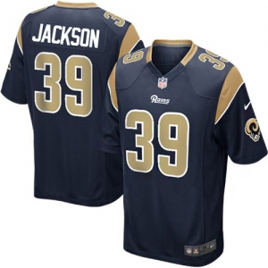 Nike Steven Jackson St. Louis Rams Game Jersey - Navy Blue