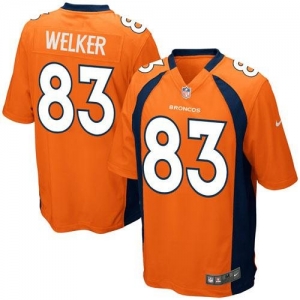 Nike Wes Welker Denver Broncos Game Jersey - Orange