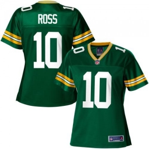 Pro Line Women's Green Bay Packers Jeremy Ross Team Color Jersey