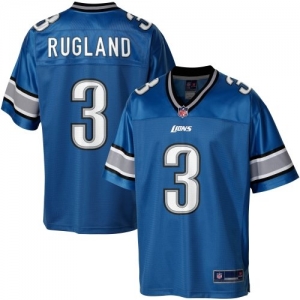 Pro Line Men's Detroit Lions Havard Rugland Team Color Jersey