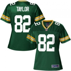 Pro Line Women's Green Bay Packers Ryan Taylor Team Color Jersey