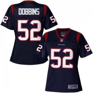 Pro Line Women's Houston Texans Tim Dobbins Team Color Jersey