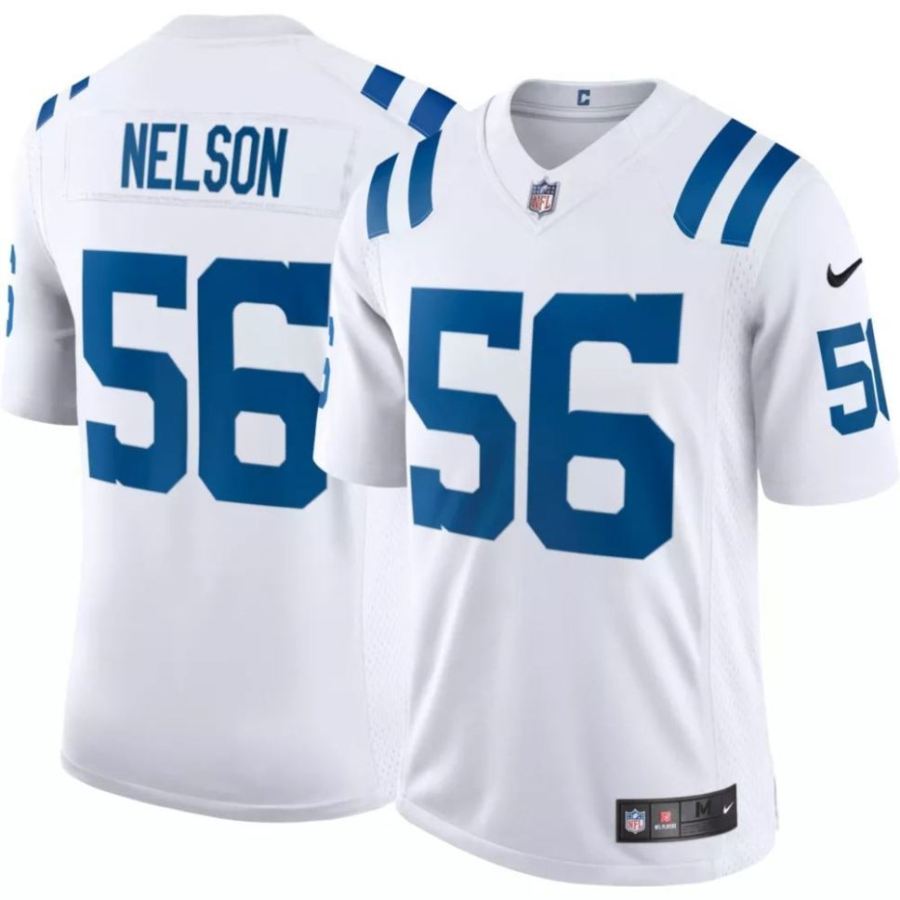 Nike Men's Indianapolis Colts Quenton Nelson #56 White Limited J