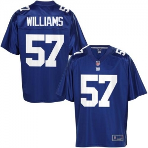 Pro Line Men's New York Giants Jacquian Williams Team Color Jers