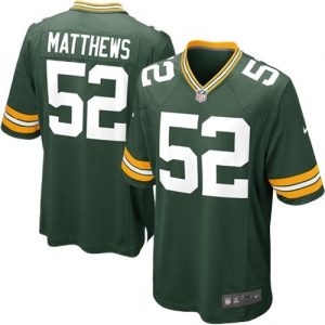 Nike Clay Matthews Green Bay Packers Game Jersey - Green