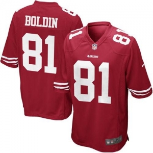 Nike Anquan Boldin San Francisco 49ers Game Jersey - Scarlet