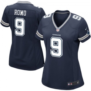 Nike Tony Romo Dallas Cowboys Youth Girls Game Jersey - Navy Blu