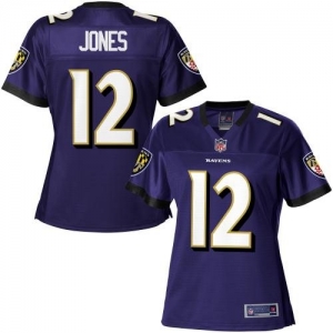 Pro Line Women's Baltimore Ravens Jacoby Jones Team Color Jersey