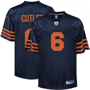 Reebok Jay Cutler Chicago Bears Replica Jersey - Navy Blue Alter