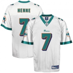 Reebok Chad Henne Miami Dolphins Replica Jersey - White