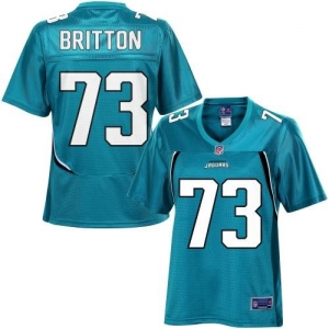 Pro Line Women's Jacksonville Jaguars Eben Britton Team Color Je