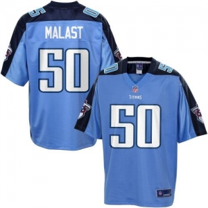 Pro Line Men's Tennessee Titans Kevin Malast Team Color Jersey