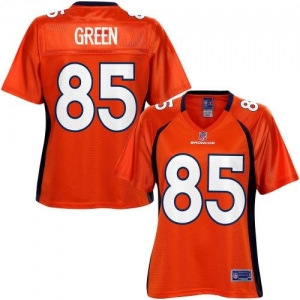 Pro Line Women's Denver Broncos Virgil Green Team Color Jersey