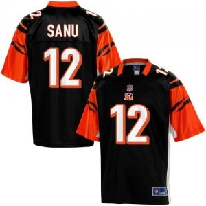 Pro Line Men's Cincinnati Bengals Mohamed Sanu Team Color Jersey