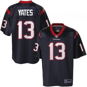 Pro Line Men's Houston Texans T.J. Yates Team Color Jersey