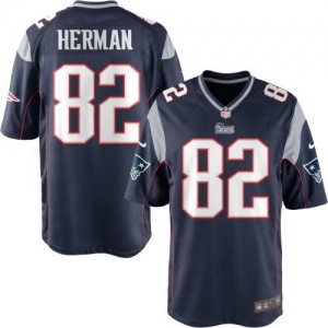 Nike Youth New England Patriots Brad Herman Team Color Game Jers