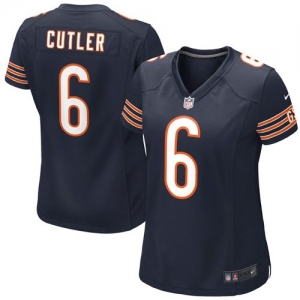 Nike Jay Cutler Chicago Bears Women's Game Jersey - Navy Blue