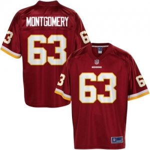 Pro Line Men's Washington Redskins Will Montgomery Team Color Je