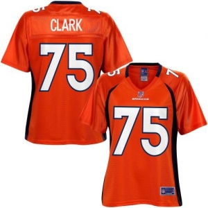 Pro Line Women's Denver Broncos Chris Clark Team Color Jersey