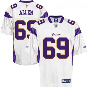 Reebok Jared Allen Minnesota Vikings Replica Jersey - White