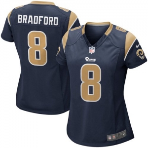 Nike Sam Bradford St. Louis Rams Youth Girls Game Jersey - Navy