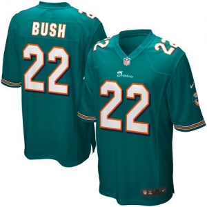 Nike Reggie Bush Miami Dolphins Youth Game Jersey - Aqua