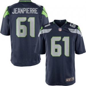 Nike Youth Seattle Seahawks Lemuel Jeanpierre Team Color Game Je