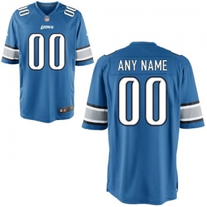 Nike Men's Detroit Lions Customized Team Color Game Jersey