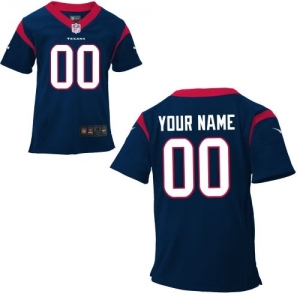 Nike Houston Texans Preschool Customized Team Color Game Jersey