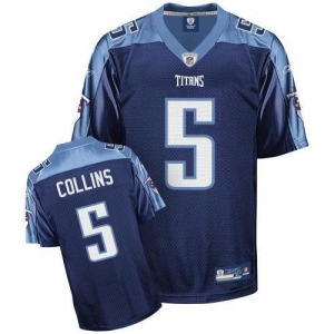 Reebok Tennessee Titans Kerry Collins Youth Replica Alternate Je