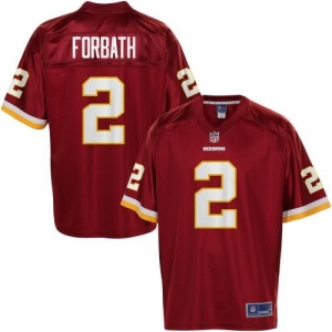 Pro Line Men's Washington Redskins Kai Forbath Team Color Jersey