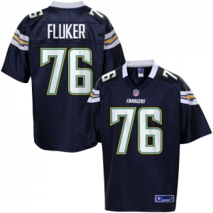 Pro Line Men's San Diego Chargers D.J. Fluker Team Color Jersey