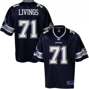 Pro Line Men's Dallas Cowboys Nate Livings Team Color Jersey