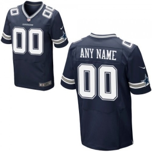 Nike Dallas Cowboys Customized Elite Jersey - Navy Blue