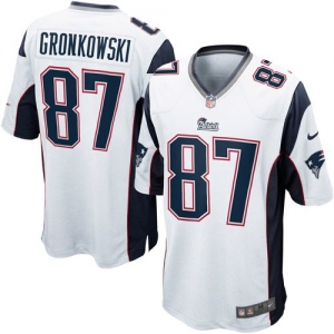 Nike Rob Gronkowski New England Patriots Youth Game Jersey - Whi