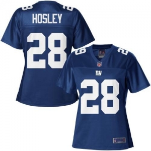 Pro Line Women's New York Giants Jayron Hosley Team Color Jersey