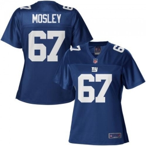 Pro Line Women's New York Giants Brandon Mosley Team Color Jerse