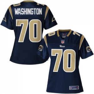 Pro Line Women's St. Louis Rams Brandon Washington Team Color Je