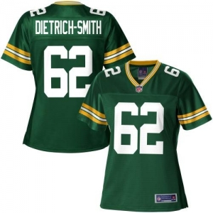 Pro Line Women's Green Bay Packers Evan Dietrich-Smith Team Colo