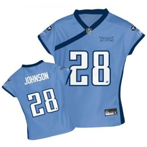 Reebok Tennessee Titans Chris Johnson Youth Girls Be Luv'd Jerse