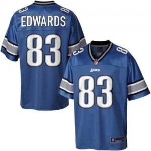 Pro Line Men's Detroit Lions Patrick Edwards Team Color Jersey